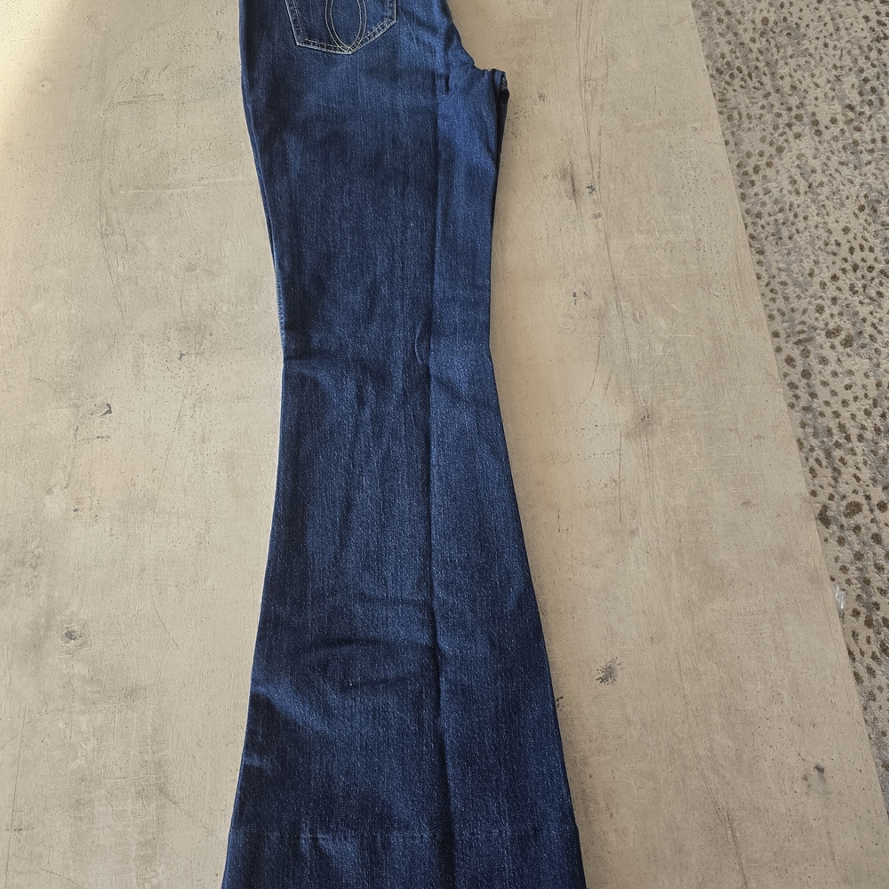Johnny Was Rue De La Flare Blue Jeans - Picture 7 of 10